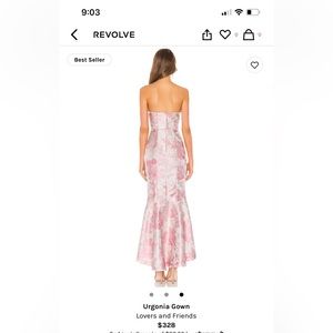 Beautiful Lovers&Friends gown, brand new-worn once! Perfect wedding guest dress